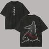Minato Namikaze T Shirt Naruto Men Acid Wash Back Print Hokage Anime Graphic Cotton Streetwear Fourth Vintage Bootleg Tee