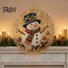 Outdoor Christmas Tree Decor Faux Pearl Art Kit, DIY Rhinestone Gem Painting Craft, Santa Festive Home Items Stocking Elk Pattern Hanging Suncatcher
