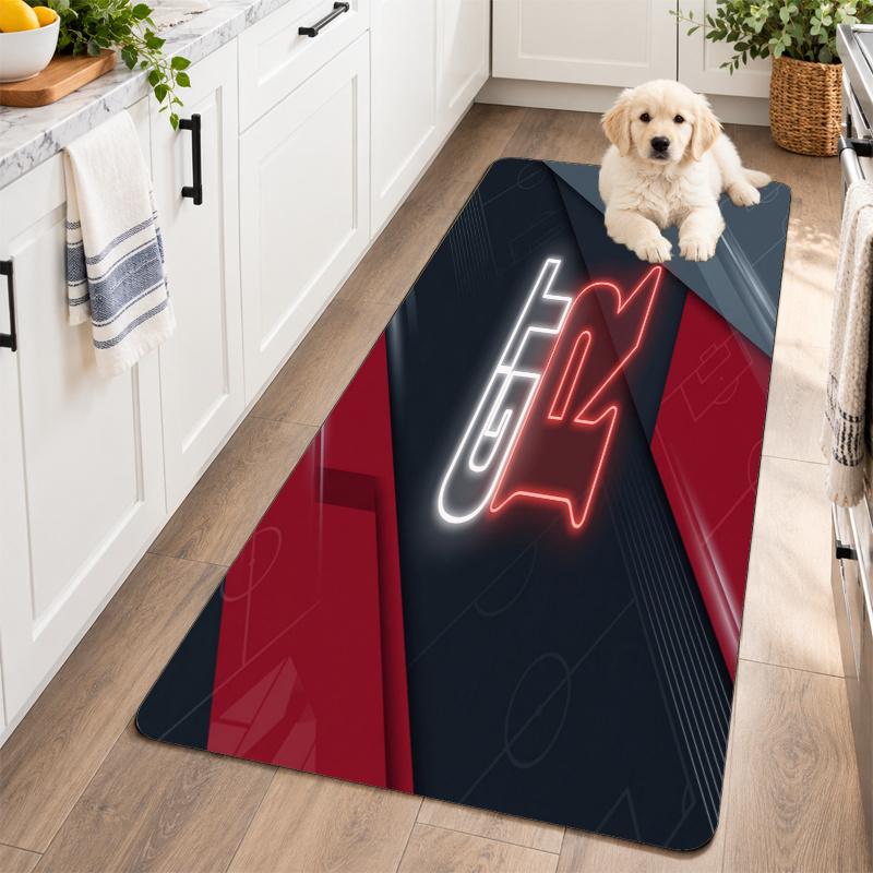 Flannel Kitchen Mat Nissan GT-R Soft Area Rug Non Slip Floor Carpet Home Decoration