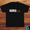New Shirt KORG USA Synthesizer Music Logo Black/White/Grey/Navy T-Shirt S-5XL