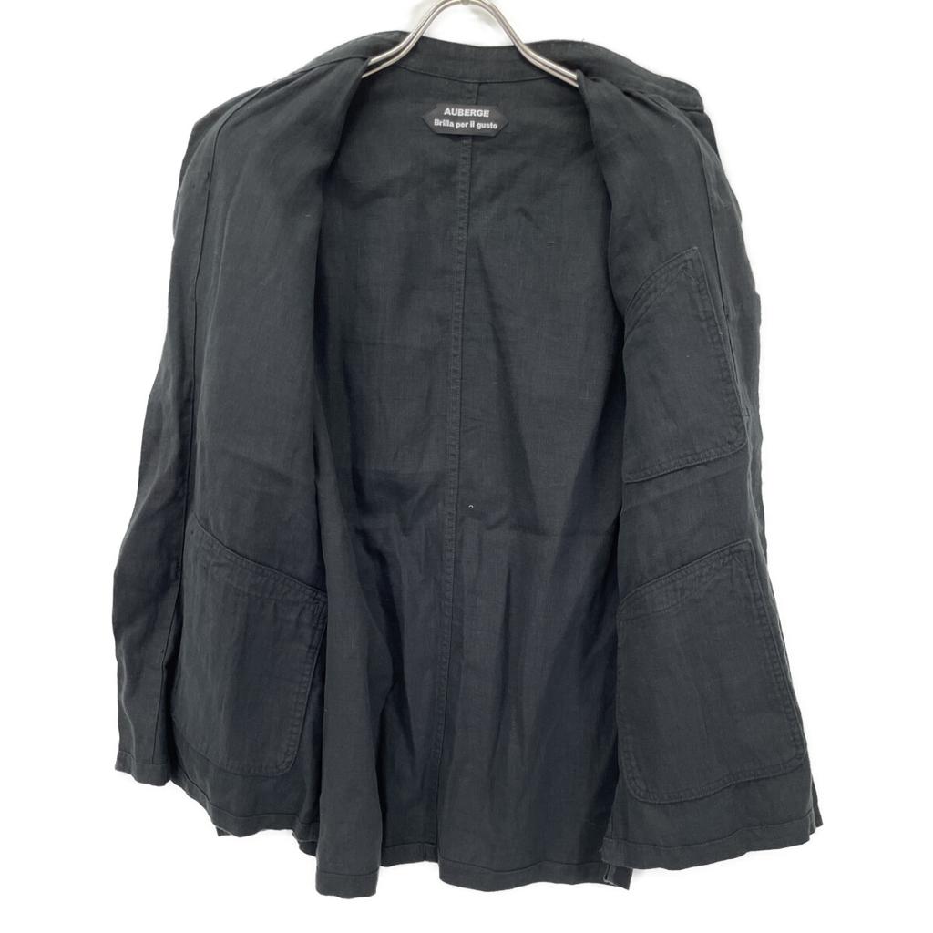 AUBERGE x Brilla per il gusto Brilla per il gusto [Excellent Condition] Linen China Jacket 42 blackUsed