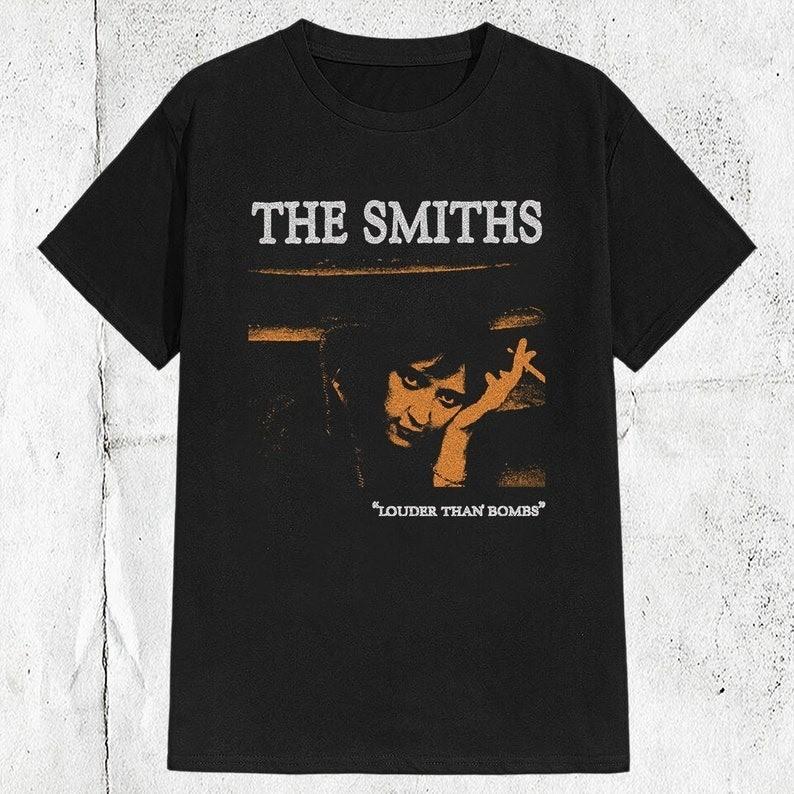 Vintage 80s The Smiths Band Louder Than Bombs Album T-Shirt