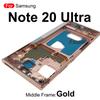 For Samsung Galaxy Note 20 Ultra N9860 Note20U Middle Frame With Power Volume Buttons Side Keys  Replacement Parts