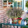 1/5pcs Artificial Plastic Plants Leaves Green Eucalyptus Branch Garden Vase Home Christmas Wedding Decorations Faux Fake Flowers