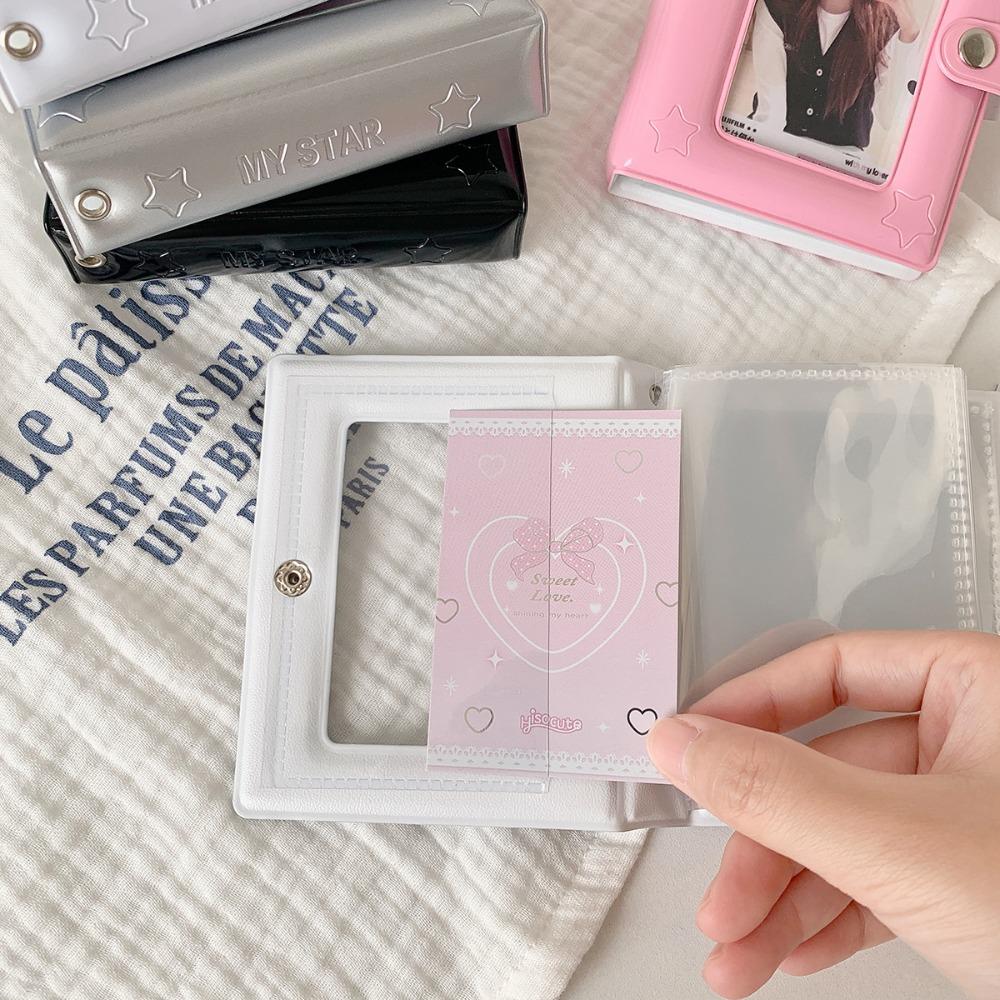 3in ID Photo Korean Photocard Holder Decoration Idol Photo Card Idol Card Display Protector PVC Card Cover Korean Style