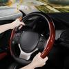 36cm Carbon Fiber Car Steering Wheel Cover Non-slip Sports Ultra-thin Card Cover Summer Auto Handle Protective Cover Type D