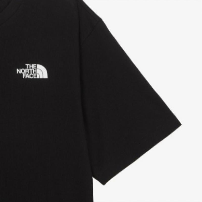 The North Face Men S CoTTon baSic ShorT Sleeve T ShirT Black nT7ur77a