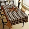[JIT] 1pc Soft and Fashionable 2D Flat Tablecloth, Machine Washable and Easy To Clean, American Country Stylezyc