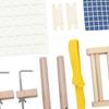 Peg Loom Braiding Weaving Racelets Weaving for Beginners Wooden Desk Clamp Set Yard Warping Weaving Loom Pegs Weaving Loom Kits