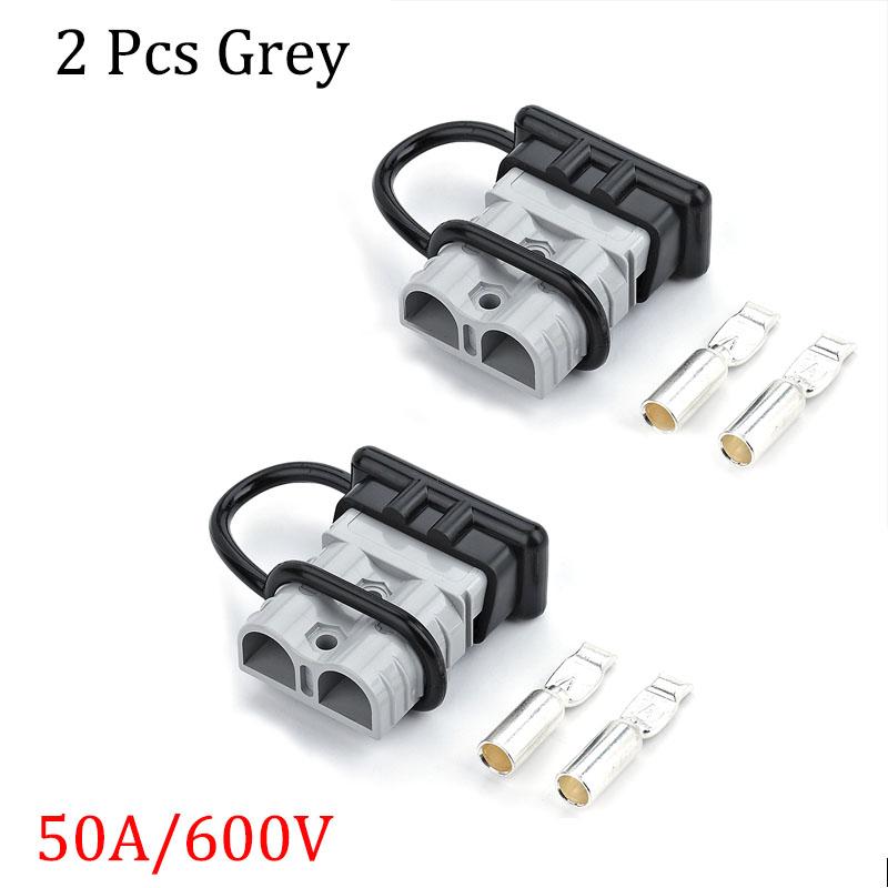 

2 шт. Разъем Anderson с резиновой пылезащитной крышкой 50A/120A/175A/350A Кабели питания лебедки Зарядный разъем