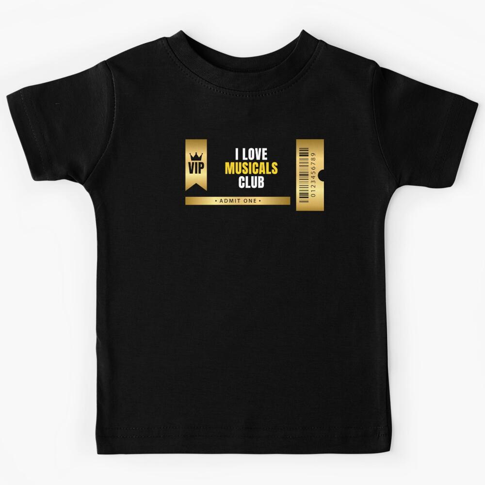 I Love Musicals Club Kids T-Shirt 100