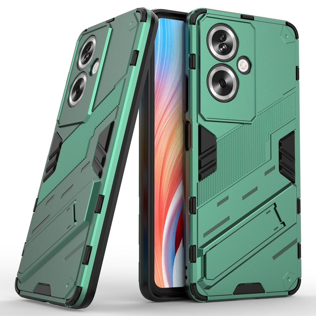Pour Oppo A79 5G/A2 5G Coque de Téléphone PC+TPU Résistant aux Rayures avec Support