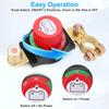 Top Post Battery Disconnect Switch, Positive Heavy Duty 12V 48V Waterproof Master Power Cut Off Isolator, On/Off Battery Switch Brass Terminals