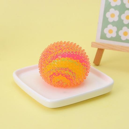 Geometric Slow-Rising Squeeze Toy Soft TPR Fidget for Stress Relief Cute Textured Decompression Gadget for Kids Adults