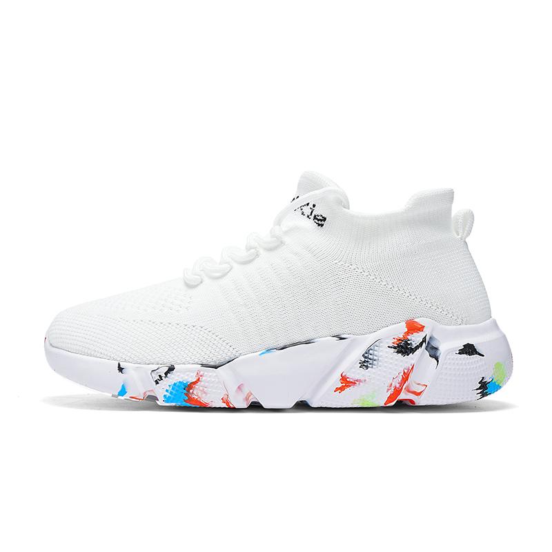 Fashion Running Casual Gym Outdoor Comfortable Fashion Sneakers For Women Socks Running Shoes Men Lightweight Breathable Casual Sports