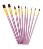 10Pcs Professional Paint Brushes Watercolor Paint Pointed Tip Hair Painting Set Art Supplies The Variety Is Complete