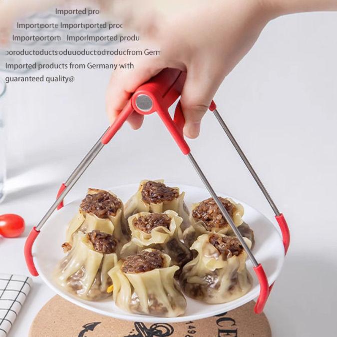 Huishoudelijke anti-broei klem schijf lifter stoomklem siliconen handschoenen magnetron bak anti-slip pannenklem keukenaccessoires