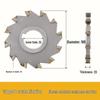 Carbide Three-Edge Disc Milling Cutter