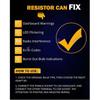 2pcs H15 LED Load Resistor Kit 50W 6ohm Headlight Bulb Relay Harness Adapter Anti Flicker Error Decoder Warning Canceller