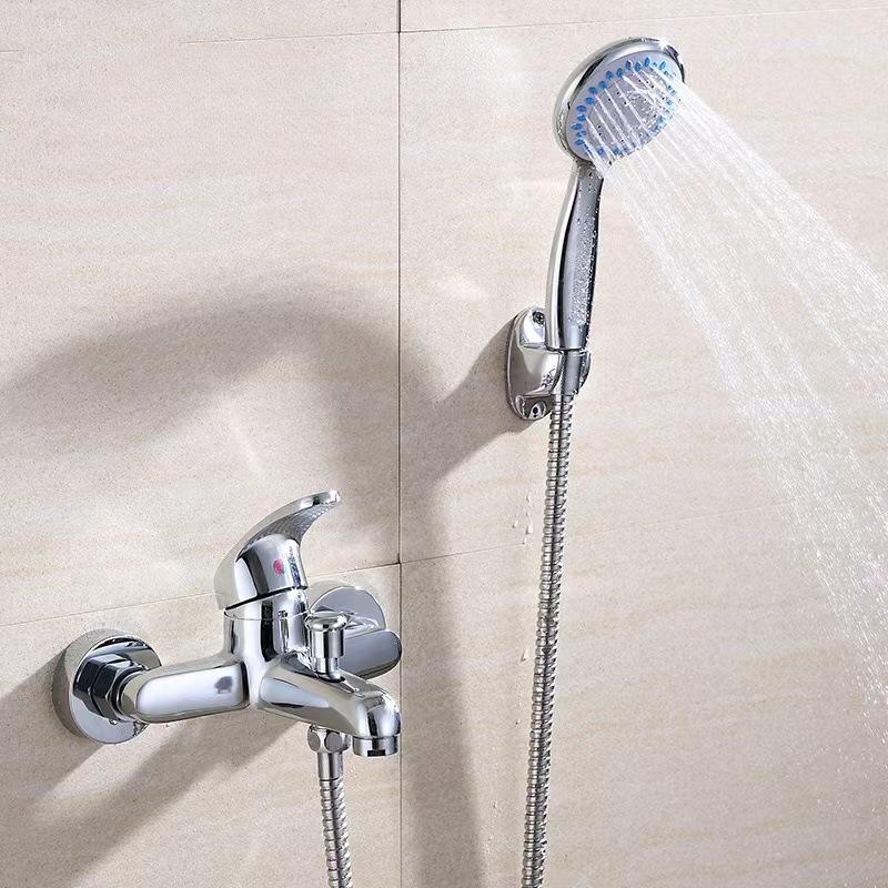 Angle Bathtub Hot and Cold Faucet Triple Shower Set Basin Tap Shower Faucet Bathroom Faucets Douche Accessories