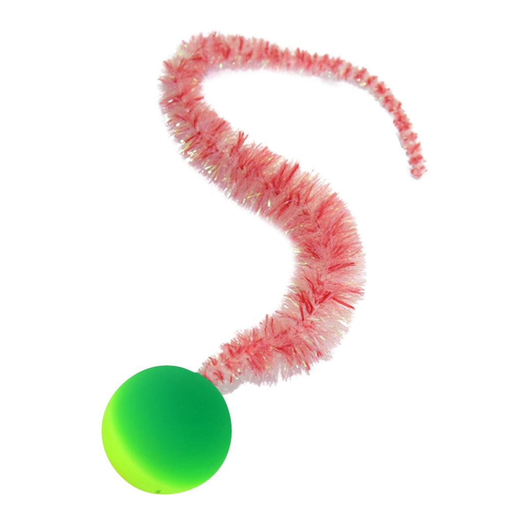 Großer Springball Hüpfball Raupe Katzenspielzeug Zubehör Interaktives Haustierspielzeug