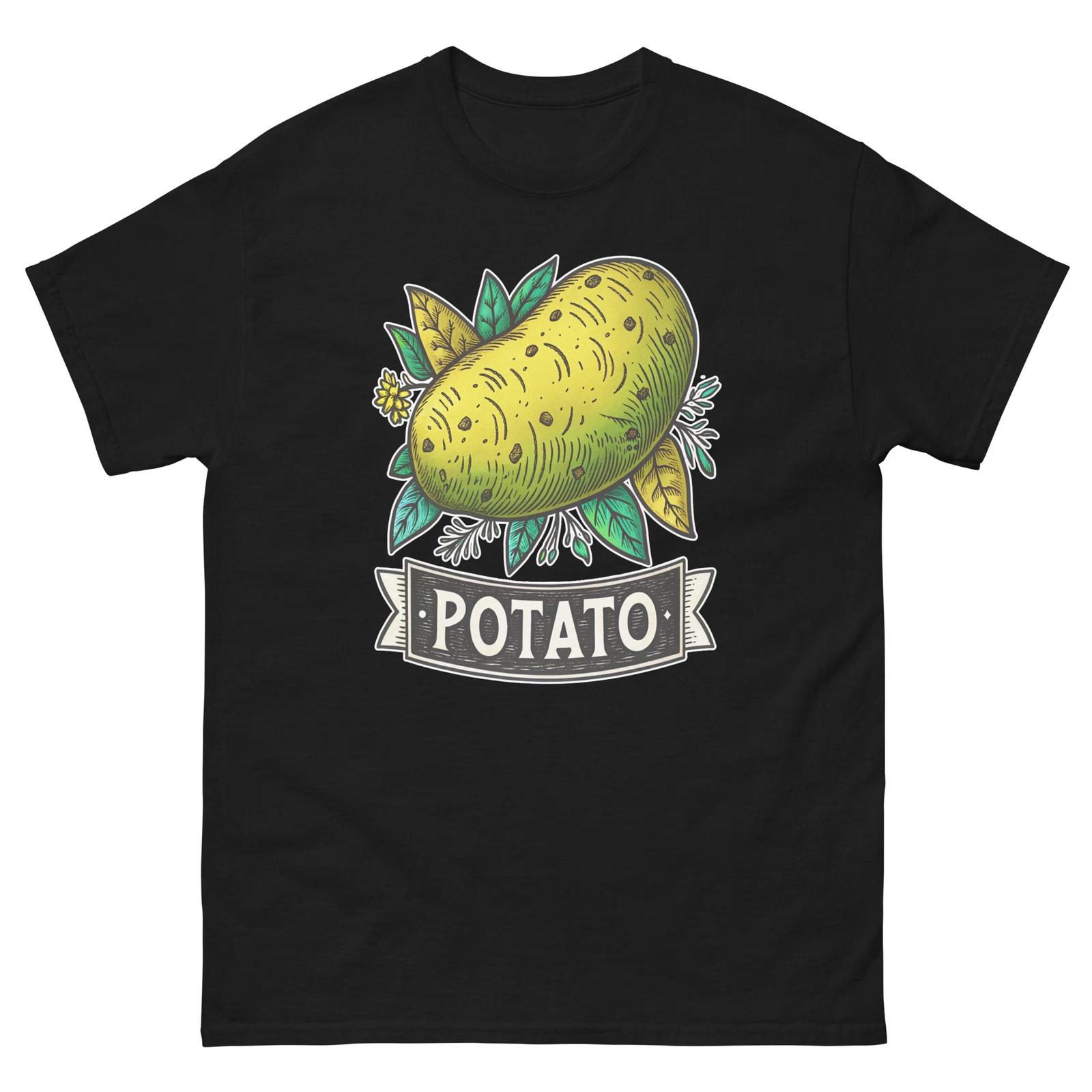 

Potato Fruits Vegetables Fresh Food Groceries T-Shirt 4XL
