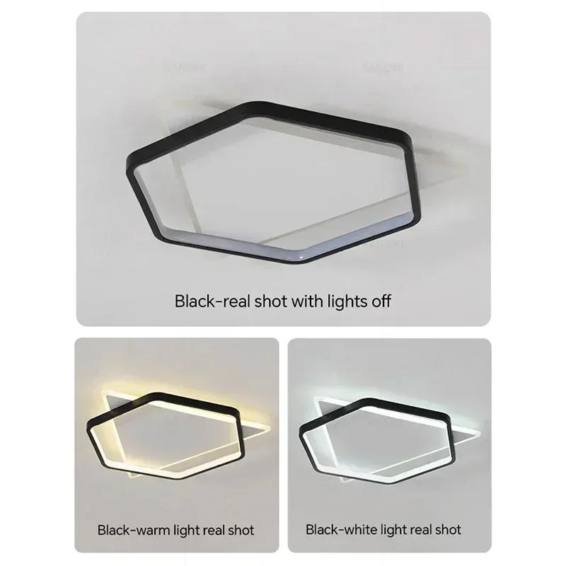 Lámpara de Techo LED Moderna Para Dormitorio Sala de Estar Comedor Pasillo Estudio Entrada Luminaria Decoración Interior del Hogar Lámpara Araña