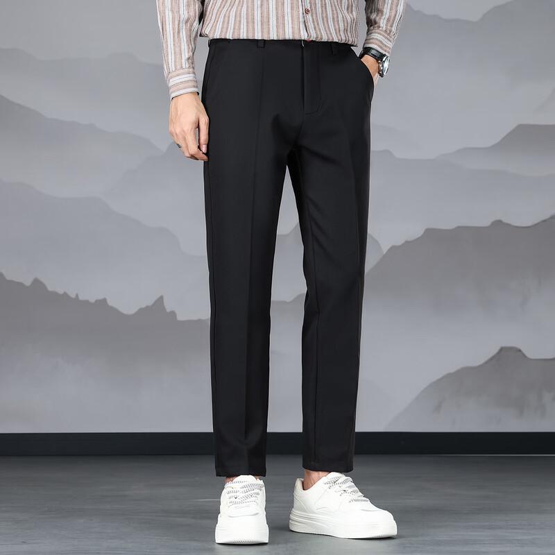 JEEP Men's Relaxed Fit Business Casual Straight-Leg Pants