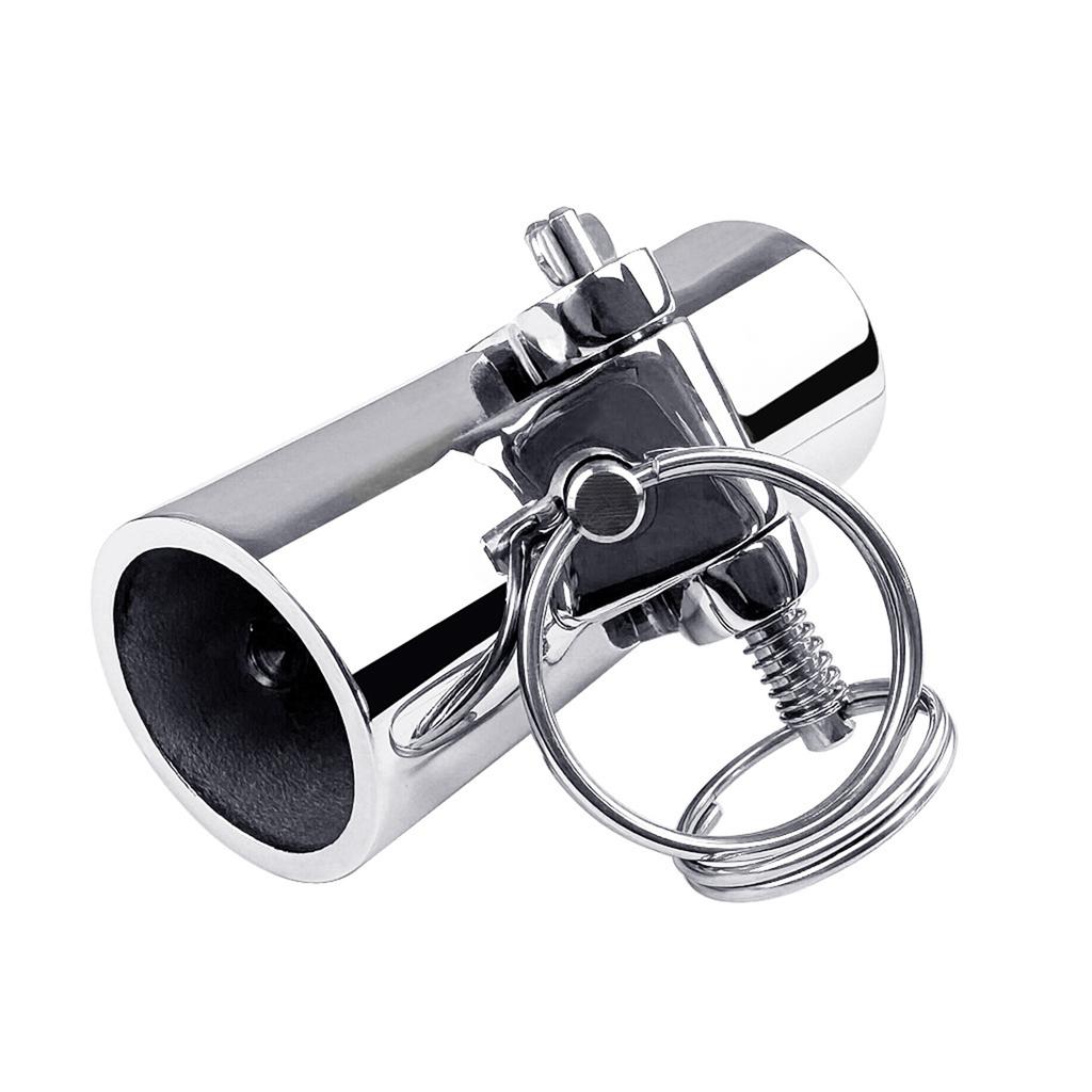 Smooth Surfaces Polished Pipe Connector 180 Degree Foldable Pipe Joint Simple Installs for Foldable Awnings & Bimini Top