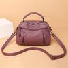 New Handbags for Women Luxury Designer Leather Shoulder Bags Multiple Pockets Crossbody Purses Sac Bandouillere Femme Solid FLAP