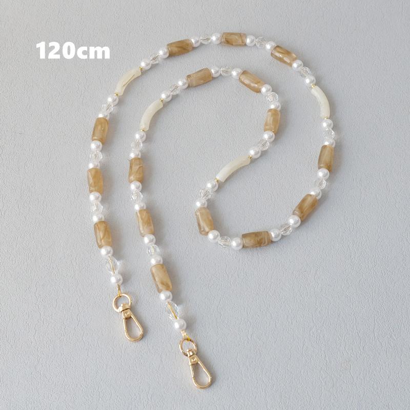 New Fashion Woman Bag Accessory Detachable Candy Beaded Chains Cute Acrylic Luxury Strap Women Elegant Bag Shoulder Handle Chain