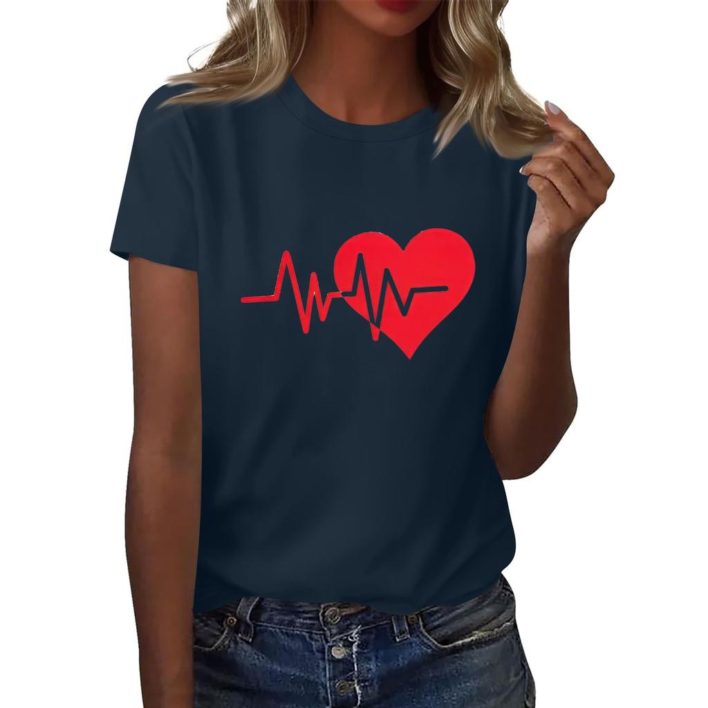 Ženy Krátký rukáv Pevné Sexy Roztomilé tričko Slim Fit Upnuté tričko Crop-Top