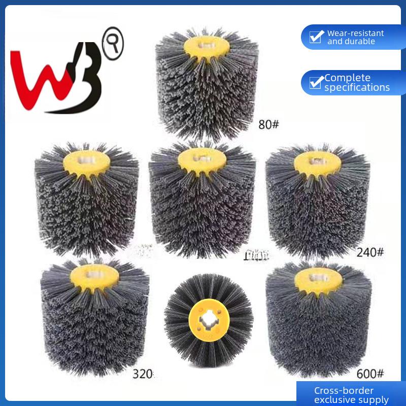 Cross-Border Abrasive Wire Drawing Sisal & Horsehair Polishing Brush for Wood Restoration & Deburring