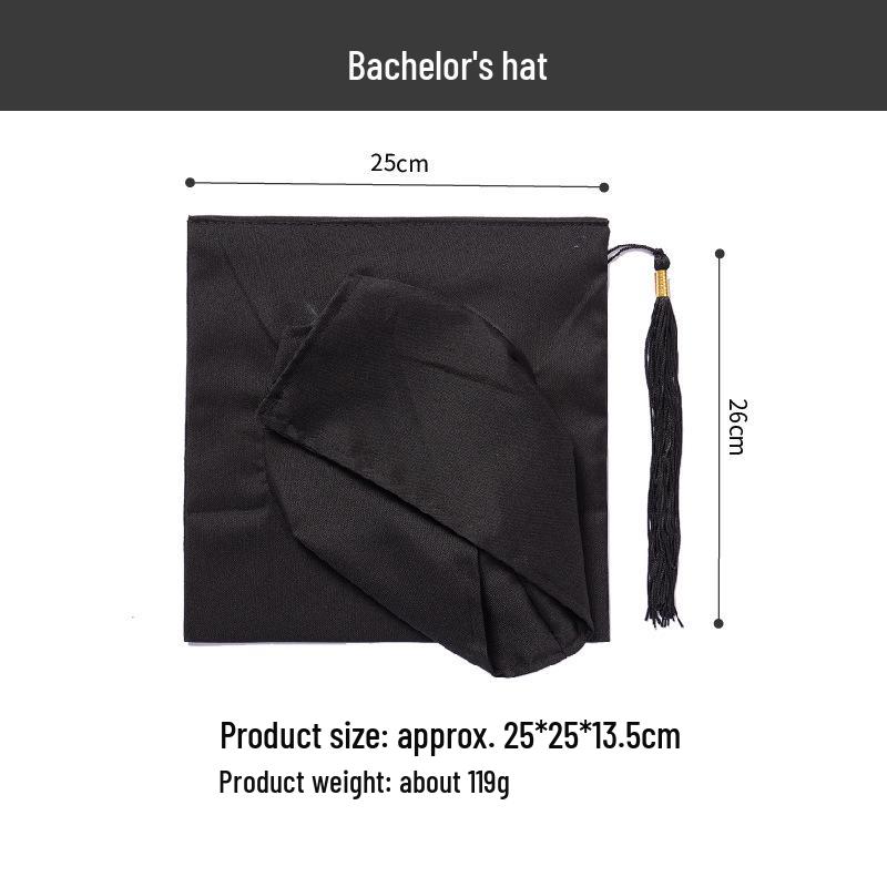 Handmade Kindergarten Graduation Cap DIY Kit with Silk and Simulated Flowers
