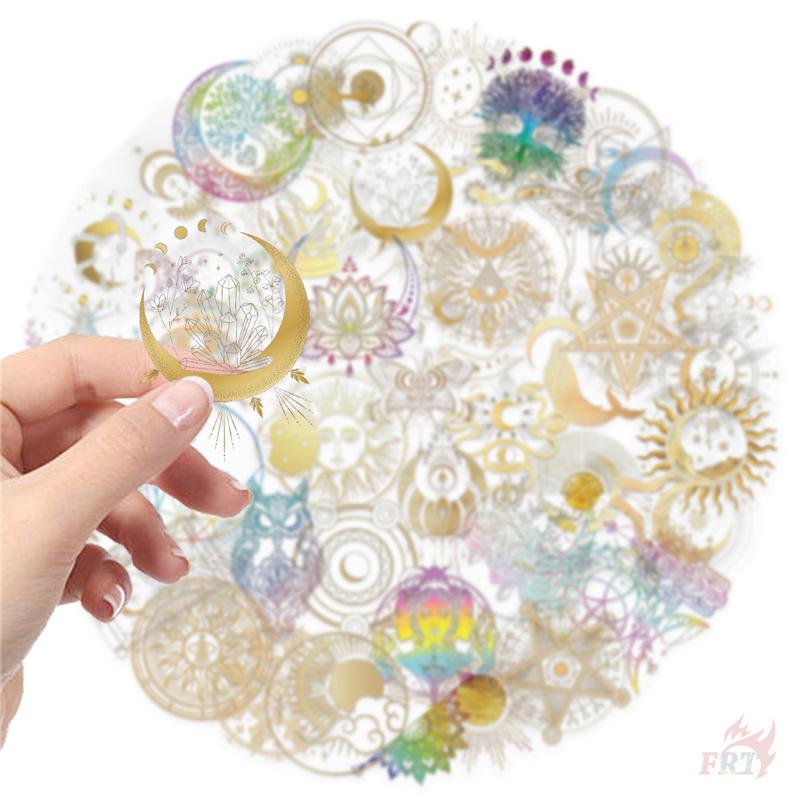 50Pcs/Set Golden Culture & Custom Series 01 PET Stickers Waterproof DIY Fashion Doodle Decals Stickers