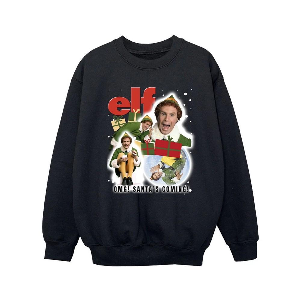 Elf Girls Buddy Snow Sweatshirt