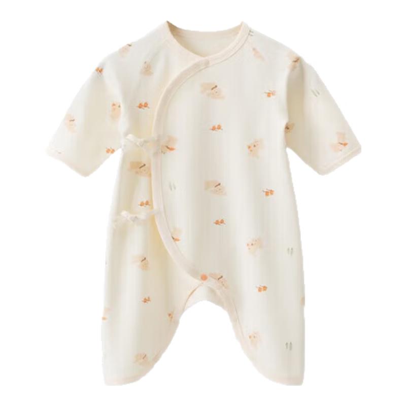 Guaiqi Bear Newborn Spring/Autumn Kimono Romper Bodysuit 52