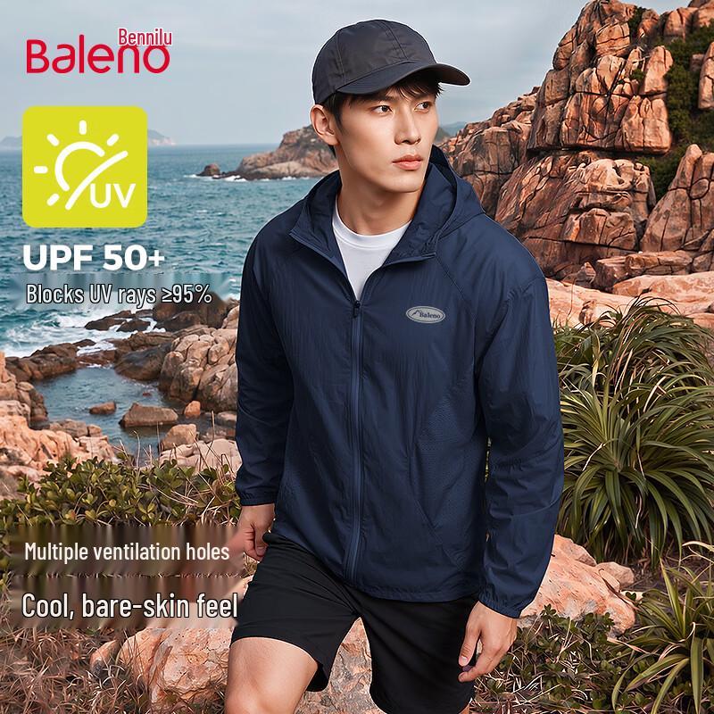 Baleno Men s Hooded UV Protection Sun Jacket 2XL