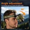 2026 New Powerful LED Headlamp IR Sensor Headlight USB Rechargeable COB Work Light For Camping Hiking Fishing