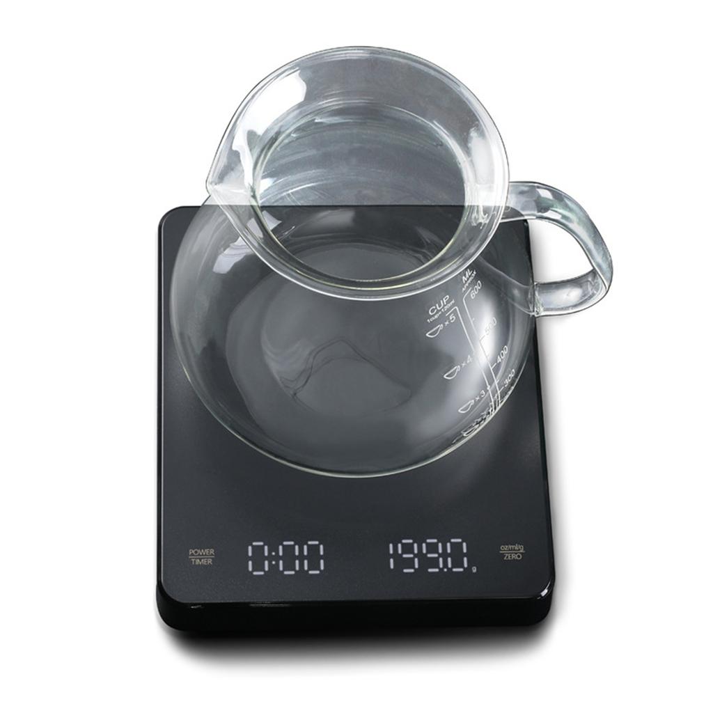 High precision Coffee Scale 3kg Capacity Digital Coffee Scale with Timer Accurate Measurement Essential for Brewing