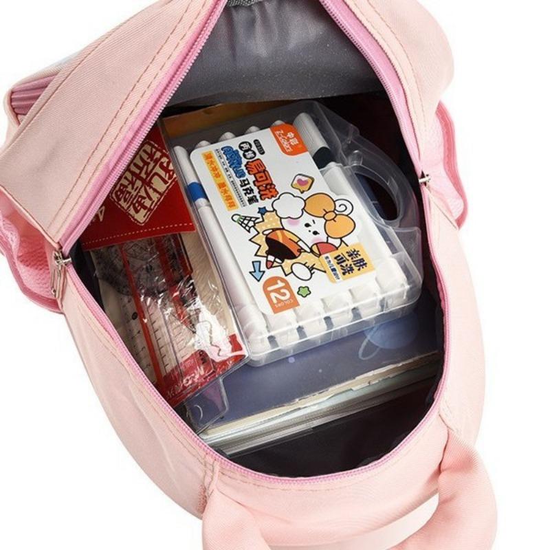 Kindergarten-Schultasche, hoher Wert, frische und süße Bonbonfarbe, niedlicher Cartoon-Rucksack, Rucksack für Klasse 1-3.