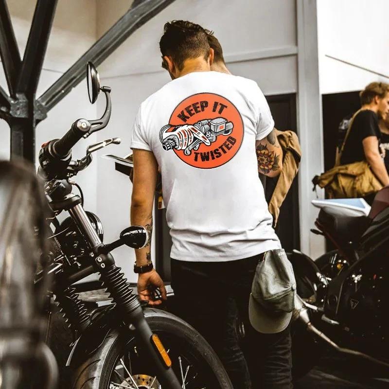 Harajuku Gothic Skulls Tshirts Men Loose Short-sleev Tops Oversized Hip-hop Punk Tee Male XS-4XL Tees Summer Ropa Hombre Tee
