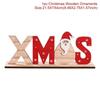 Decor Christmas Wooden Table Desktop Sign Xmas Gifts New Year Home Ornaments