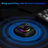 Multifunction Color Illuminating USB Sound Knob Adjustment Quiet Playback Control Wide Compatibility
