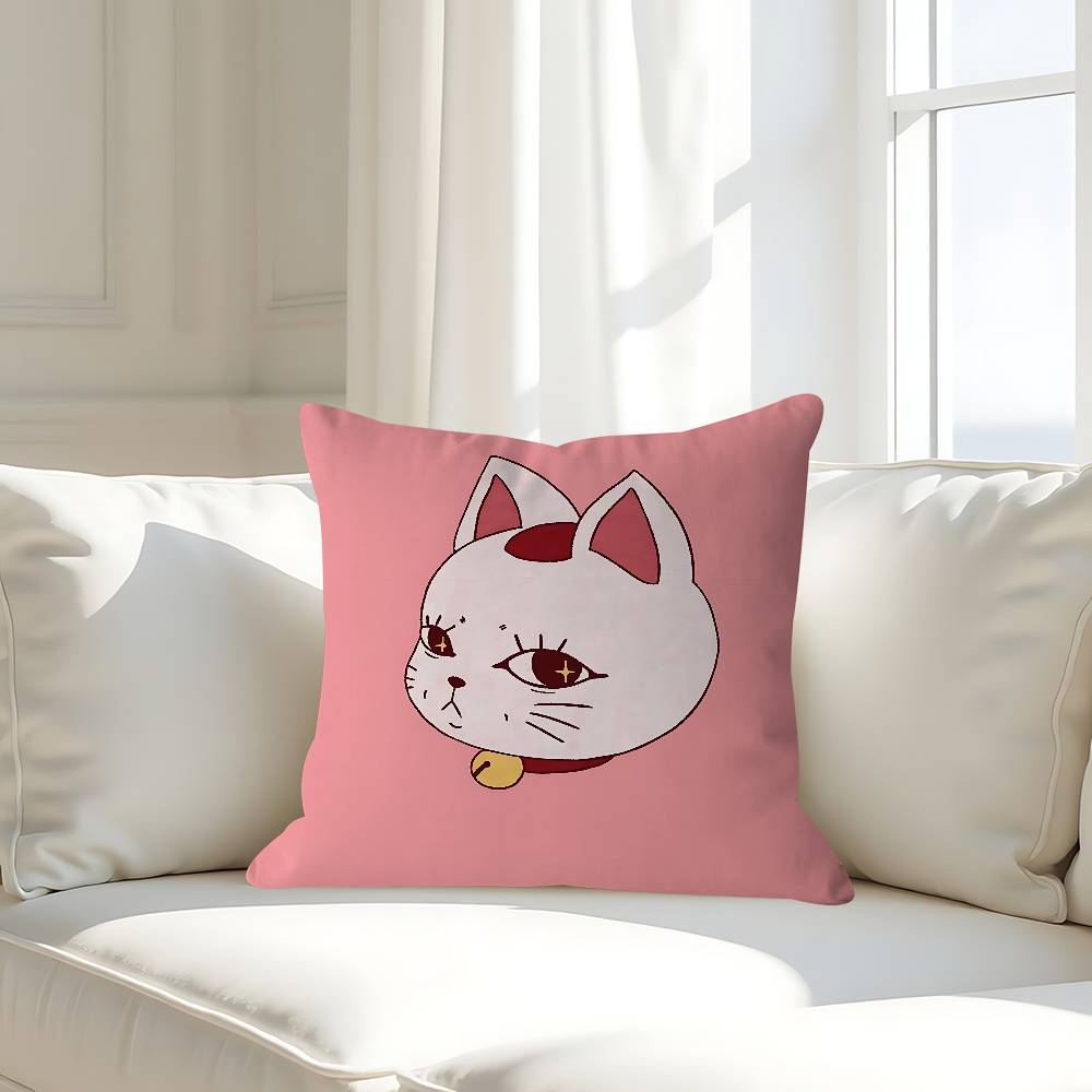 

T-Turbo Anime GrannyS Pillow Case Removable Washable Cushion Cover – All-Season Soft Linen 16x16Inch
