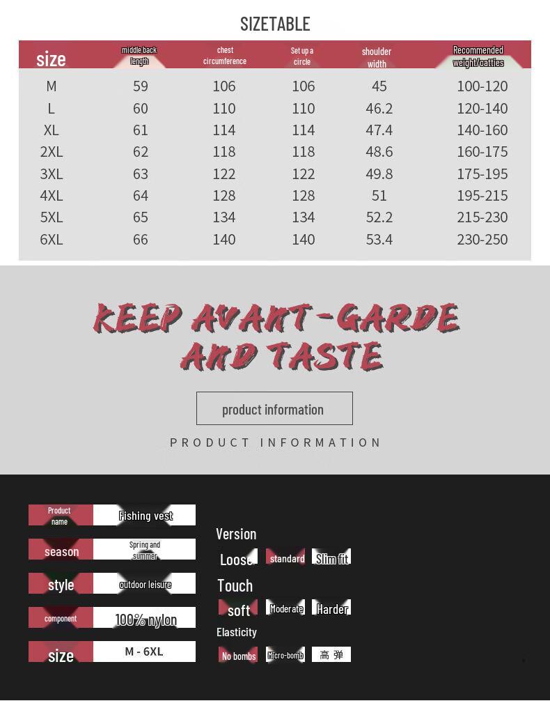 Mao Ren Men's Casual Multi-Pocket Workwear Vest