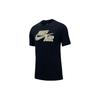 Nike T Shirts Men's Black Crew Neck Moderate Straight Fit BQ0691-010
