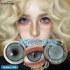Eyeshare Purple Contact Lenses for Cosmetic Eyes Beautiful Fashion Gray Brown Pupil Lenses