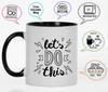 Inkdotpot Let's Do This 11Oz Ceramic  Coffee  Mug Inspirational Quotes Gift For Employee Boss Coworkers