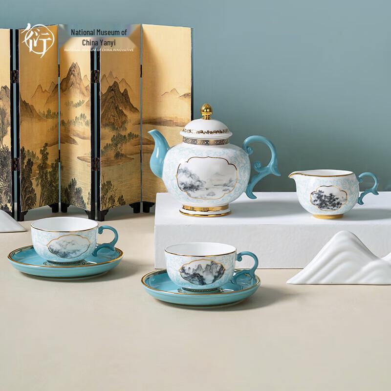 

China National Museum Yanjing Eight Scenes Ceramic Tea Set